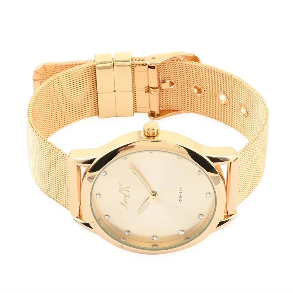Lucy K Bracelet Watch with Mesh Strap
